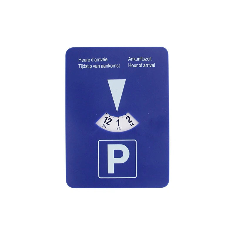 Car Parking Disc Timer Plastic Disc Parking Time Tool Portable Parking Lot Clock Arrival Time Display Timer Clock