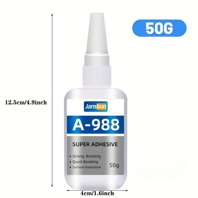 Universal Glue For Metal, Iron, Aluminum, Glass, Plastic, Leather & Wood - Quick-Drying & Super Strong! for factory&workshops&pa