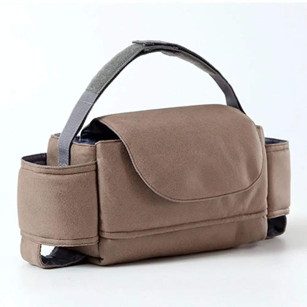 Large Capacity Baby Pram Organizer Multifunctional Insulated Pocket Travel Diaper Bag Detachable Design Solid Color