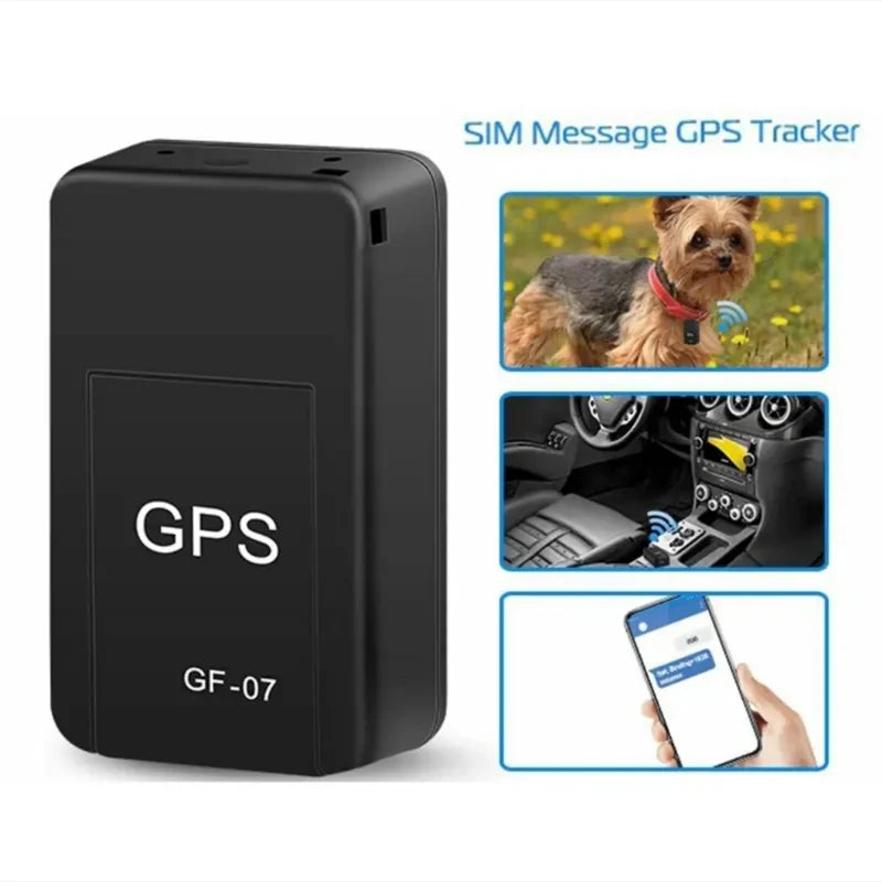 Mini GF07 GPS Car Tracker Real Time Tracking Anti-Theft Anti-lost Key Pet Locator Strong Magnetic Mount SIM Message Positioner