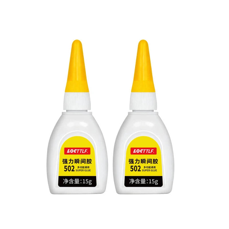 1/2/3pcs LOCTTLF 502 Super Glue Cyanoacrylate Quick Dry Instant Strong Bond Adhesive For Home Office Industrial Repair Materials