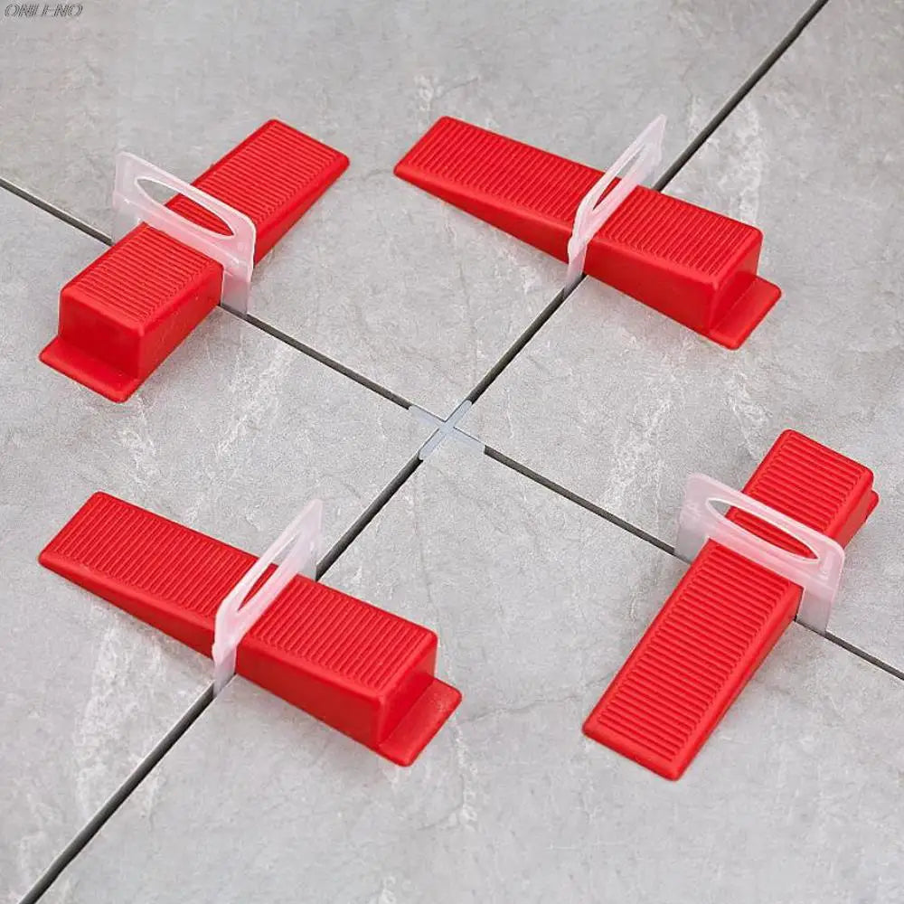 100PCS 1mm Tile Leveling System Clips PE Material Spacers for Ceramic Wall Tile Leveling Construction Tools