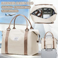 Women's Travel Bag 40x30x20 – Cabin Bag Airplane, Carry-on Luggage Weekend Bag for Women Men Sport, Maternity, Gym Foldable Bag