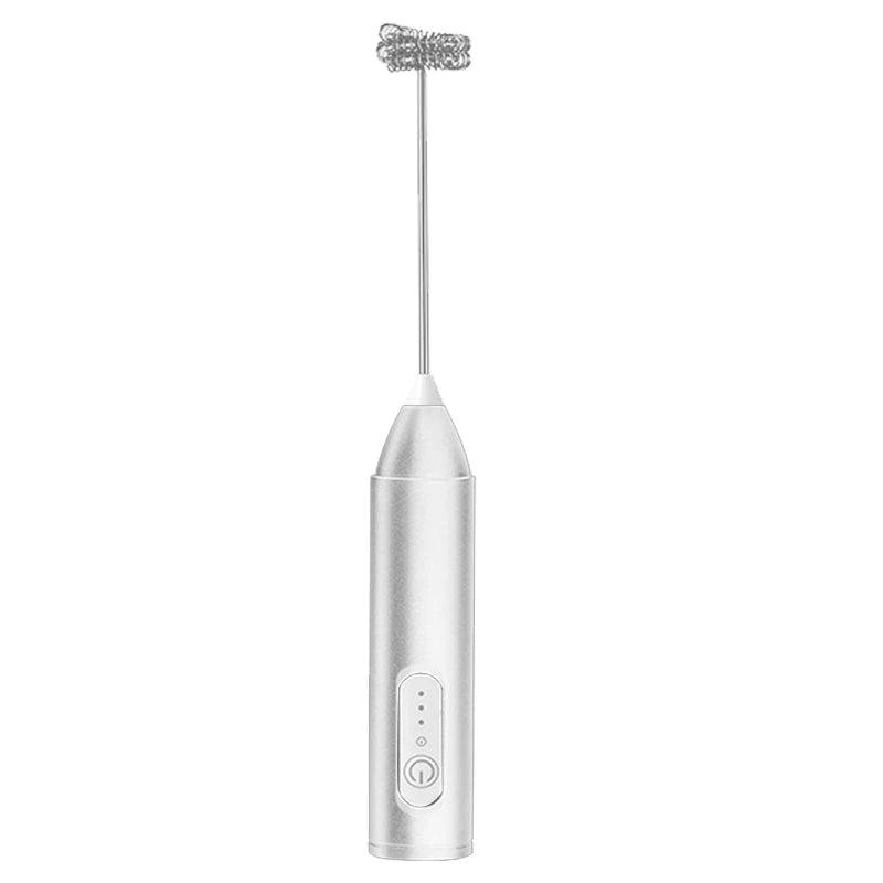 MINI Coffee Frother USB Rechargeable 3 Speeds Foam Maker Coffee Milk Mixer Electric Handle Blender Egg Beater Hot Cooking Tools