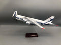 42CM Antonov An-124 Airplane Model Ruslan Volga-Dnepr Airlines resin Diecast Scale Aircraft Nose Open Version Static Collection