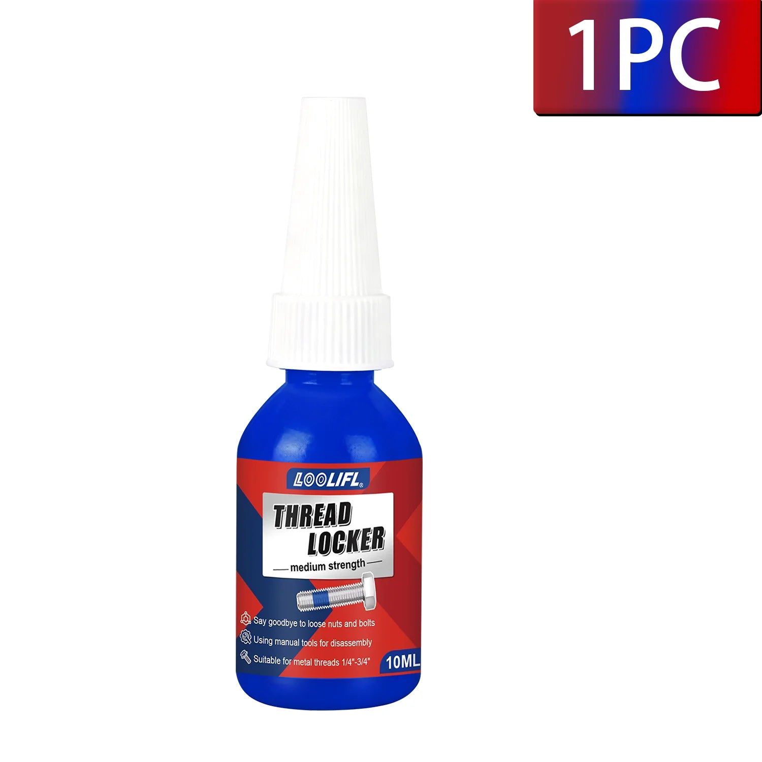 50ML 5PCS Threadlocker Screw Glue Quickly Cured Thread Locking Agent Anaerobic Adhesive Corrosion-Resistant Anti-Loosening Glue