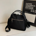 Women Lightweight Sling Bag Large Capacity Casual Crossbody Bag Solid Color Versatile Shoulder Bag Travel Shopping Work Date Bag