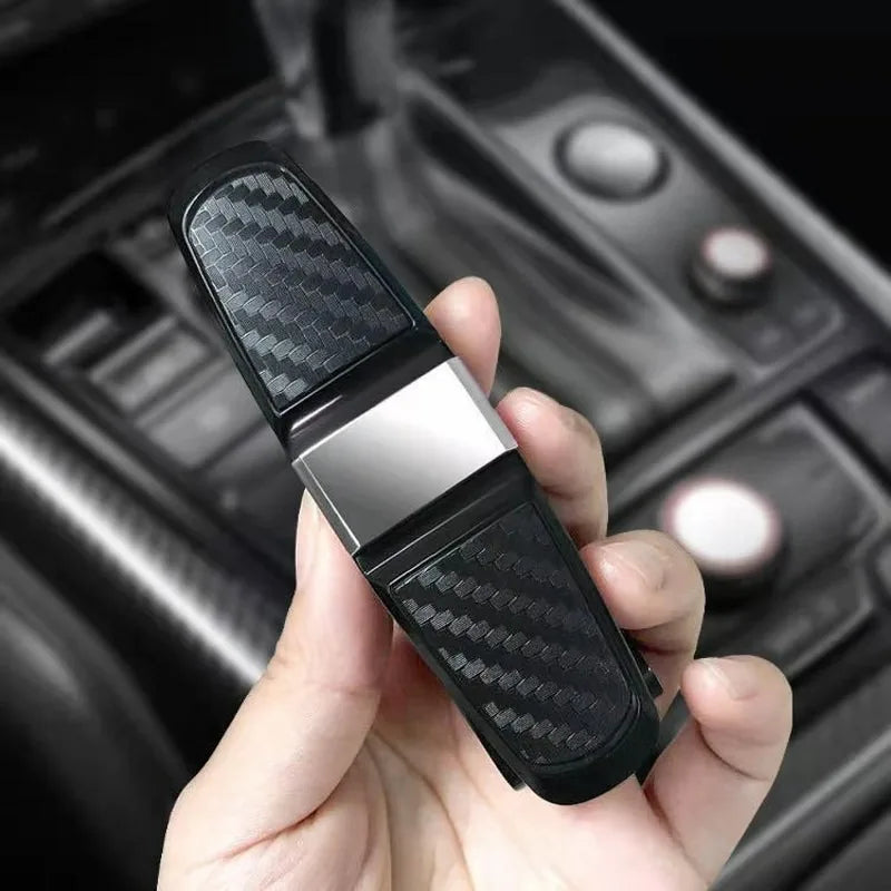Silver Car Glasses Case Auto Sun Visor Glasses Holder Sunglasses Clip Card Holder Eyeglasses Accessories Car Interior