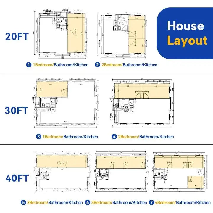 Polyester Cover Luxury Home Kit Low Cost 3 Bedroom Prefabhouses Foldable Prefab House With Rice Box French Polynesia