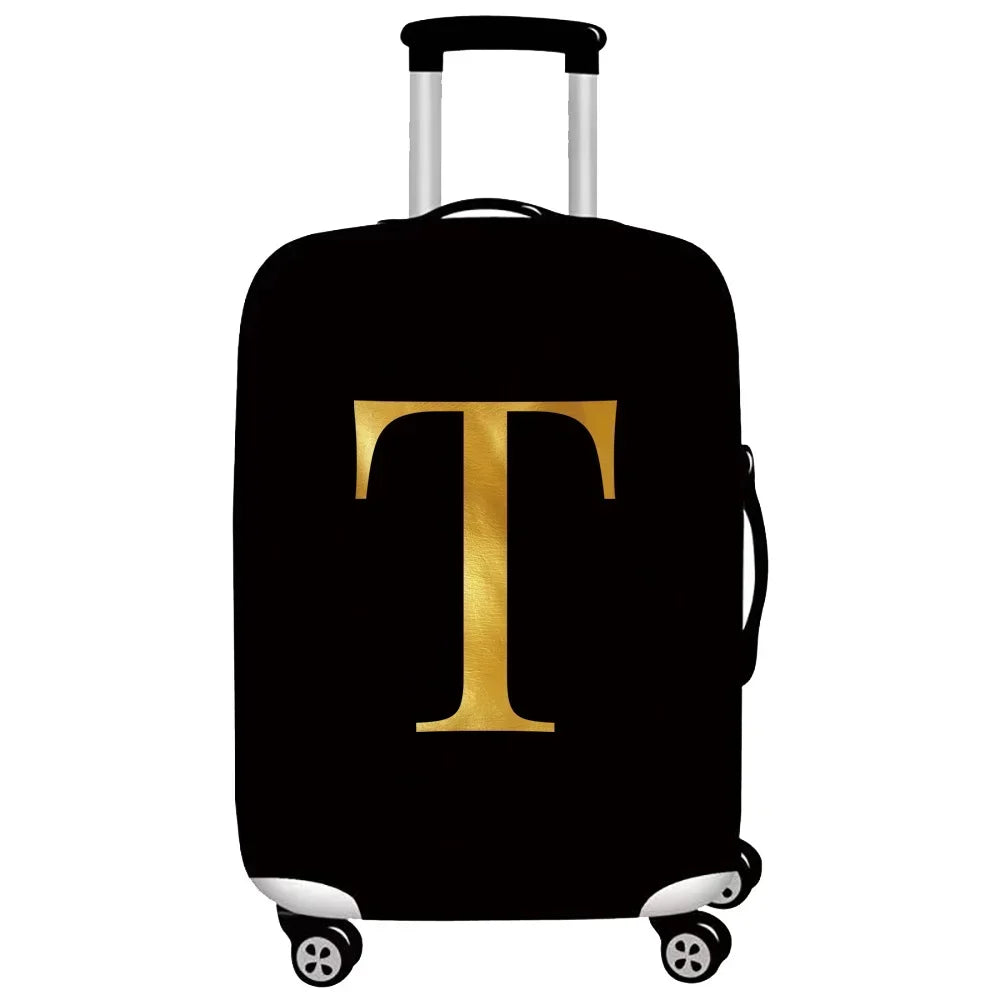 Luggage Protective Cover Thick Elastic Luggage Protective Covers Dust Cover Anti-Scratch Protective Suitcase Cover Letter Series