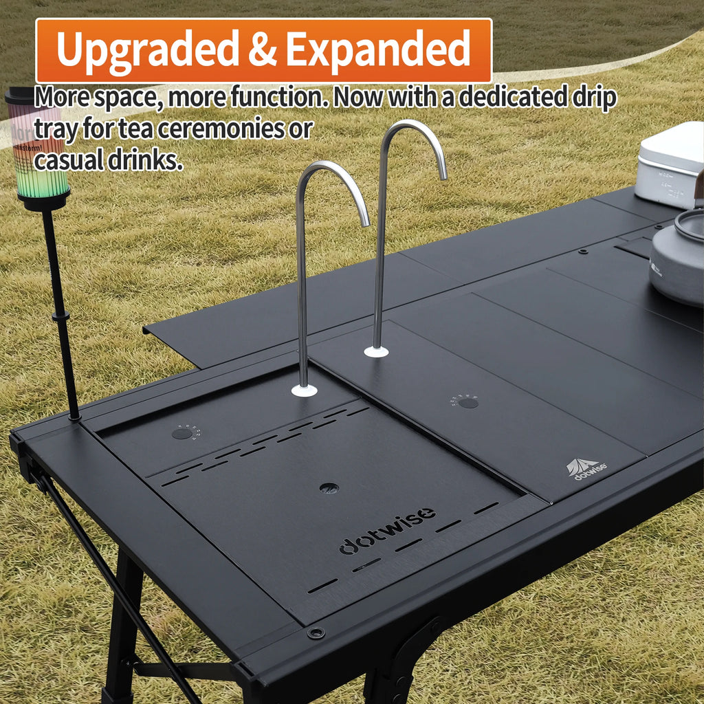 IGT Electric Water Dispenser Camping IGT Water-proof Electric Water Pump Aluminium Table Unit Plate IGT Table Accessory