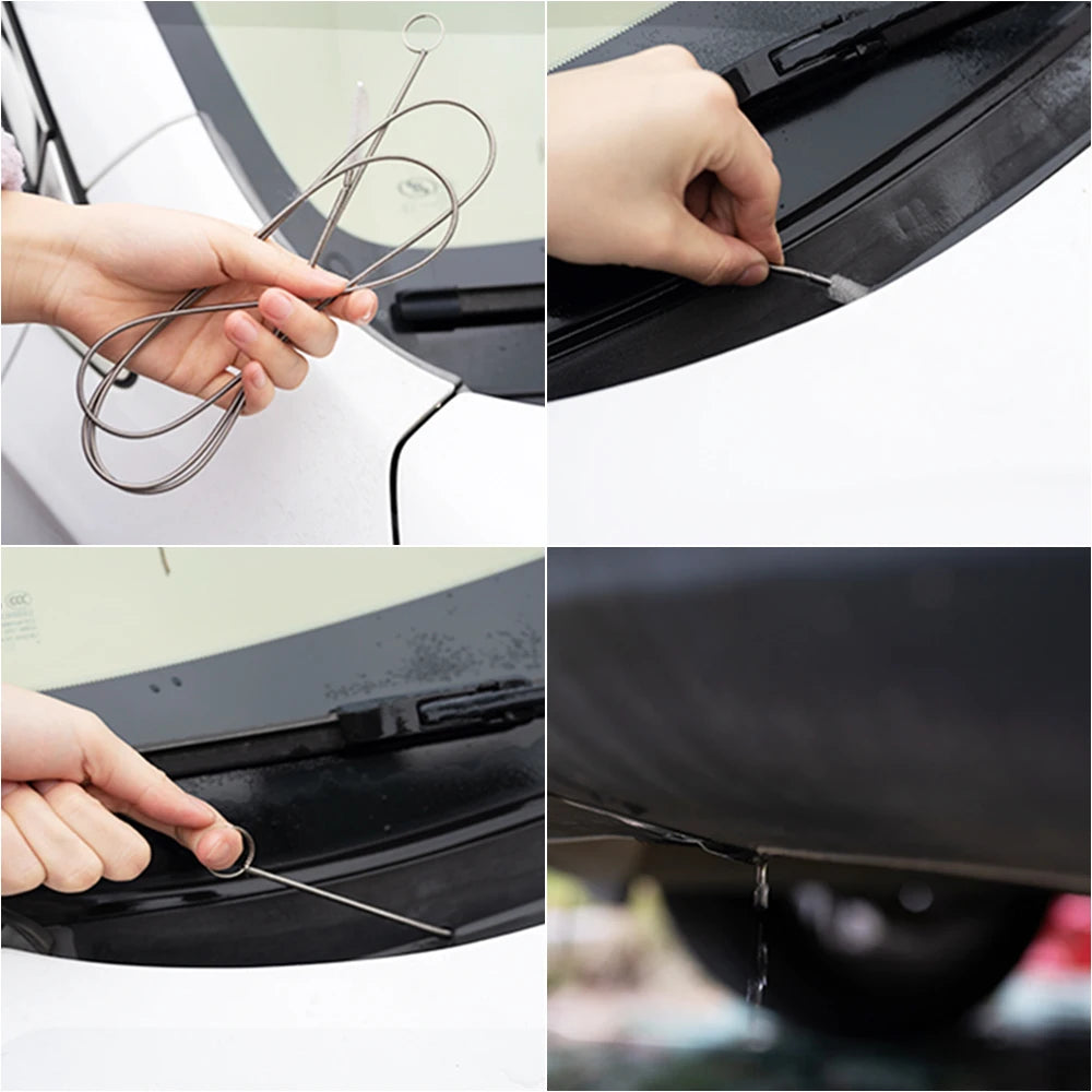 1.6m Car Drain Dredge Cleaning Scrub Brush For Volkswagen VW CC T-ROC Golf 4 5 6 7 Passat B5 B6 B7 Tiguan EOS R