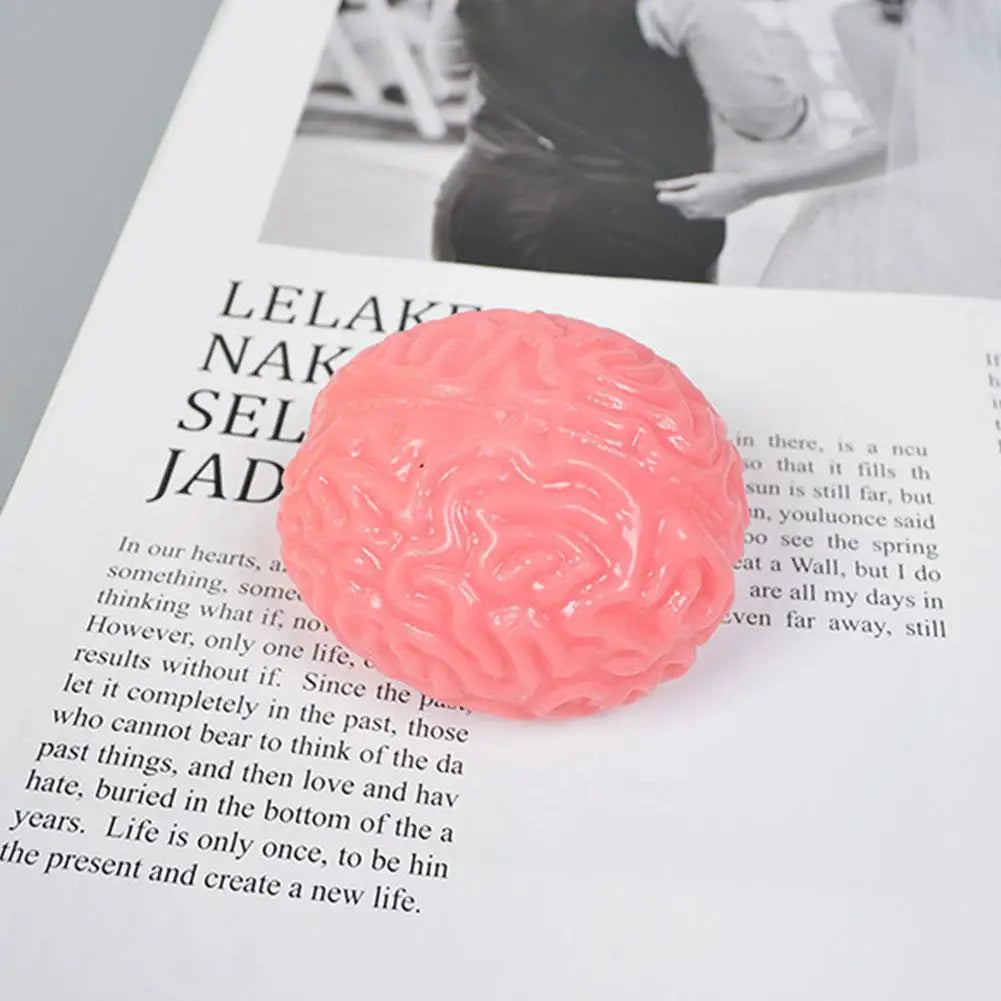 Brain Stress Balls For Adults & Kids Squishy Squeeze Toy For Anxiety Relief Sensory Fidget Toy For ADHD Autism Therapy Gift