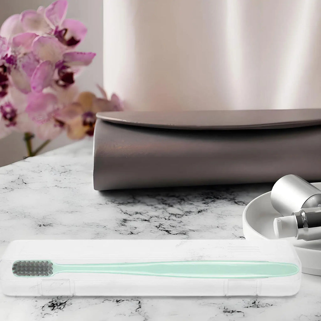 10Pcs Toothbrush Case Travel Storage Box Lightweight Portable Organizer Hanging Loop Clear Dustproof Holder Bathroom