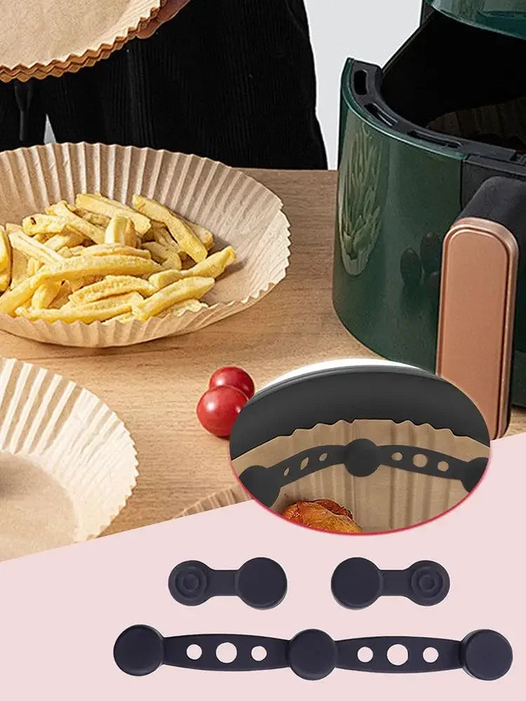 Air Fryer Magnet Silicone Buckle High Temperature Resistant For Holding Down Air Fryer Parchment Paper Lock Air Fryer accessory