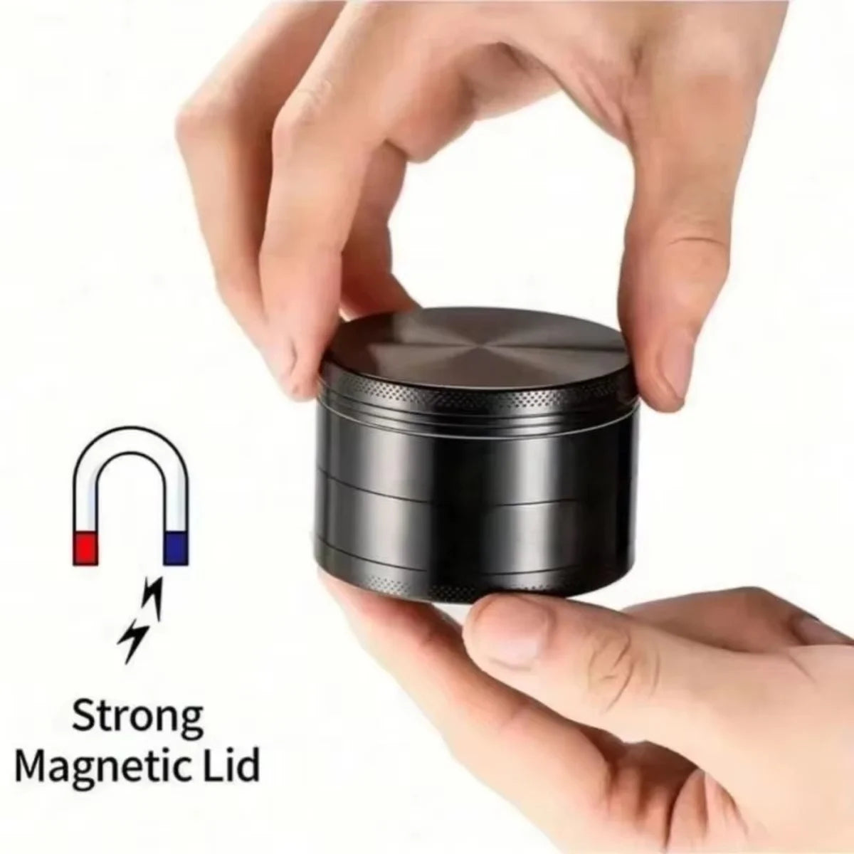 50mm Rose Herb Grinder Metal 4-Layers Manual Spice Pepper Mill Salt Power Mortar  Grass Tobacco Grinder Smoking Cigare Tool