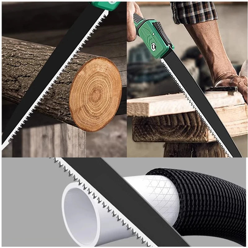 SK5 Steel Folding Saw Hand Saw Sharp Cutting Blade Multifunctional Garden Pruning Saw for Woodworking Camping Outdoor Home Tools