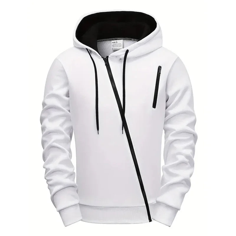 Men's Jacket Tracksuit Solid Color Casual Zipper Sweatshirts Coat Sports Jogging Hoodie Clothing Autumn Winter Single Tops Pants