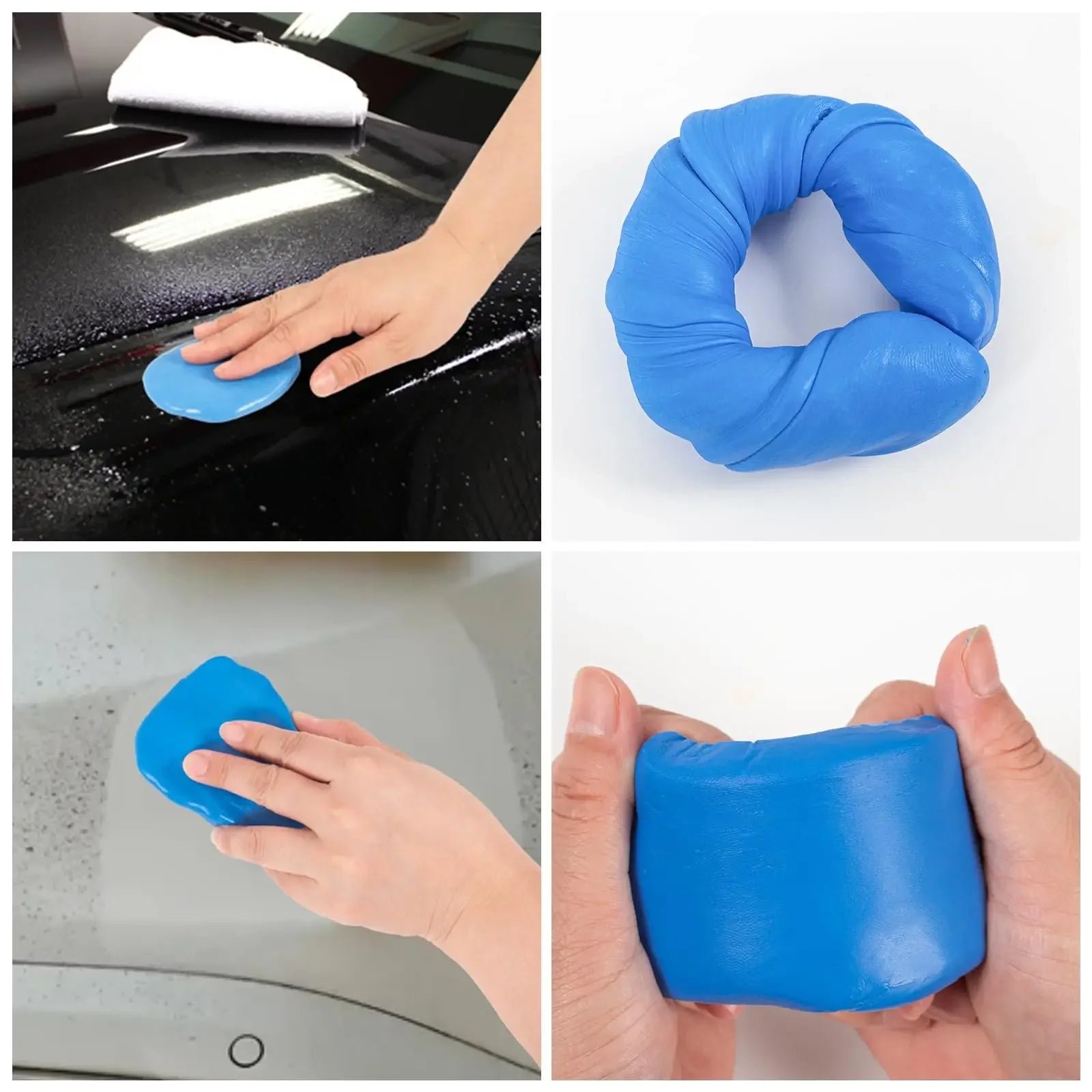 1-10Pcs Car Cleaning Clay Bar Washing Mud Car Detailing Waxing Polish Treatment Fine Grade Auto Detailing Cleaner Tool