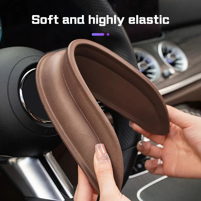 For Porsche Panamera Macan 718 Taycan 911 Cayman Boxster 9ya 971 Plug-In Car Seat Gap Filler Elastic Seat Crevice Filling Strip