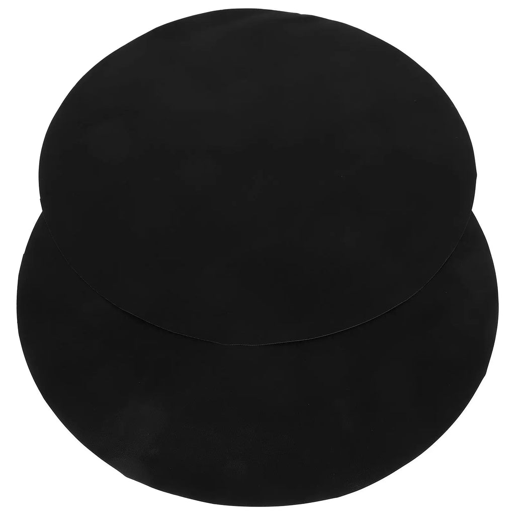2Pcs 40Cm Bbq Pad Round Nonstick Heat Resistant Grilling Mat Lightweight Easy Clean for Fish Vegetables Bacon Kebabs