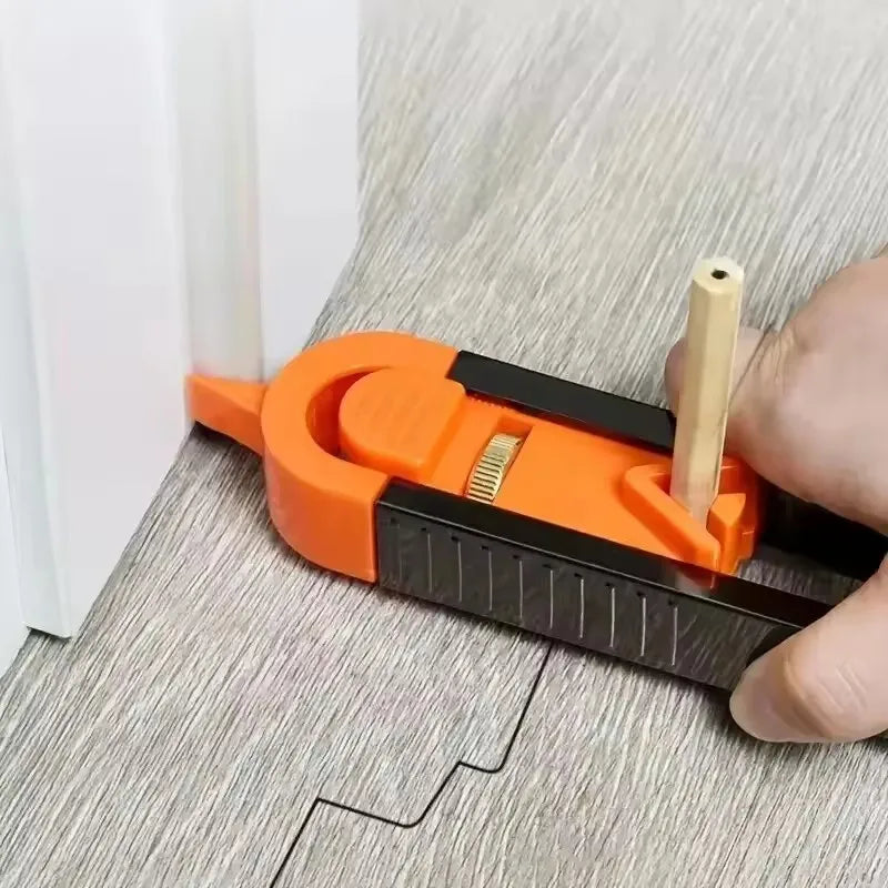 Profile Scribing Ruler Contour Gauge With Lock Adjustable Locking Precise Woodworking Measuring Gauge Measurement Tool