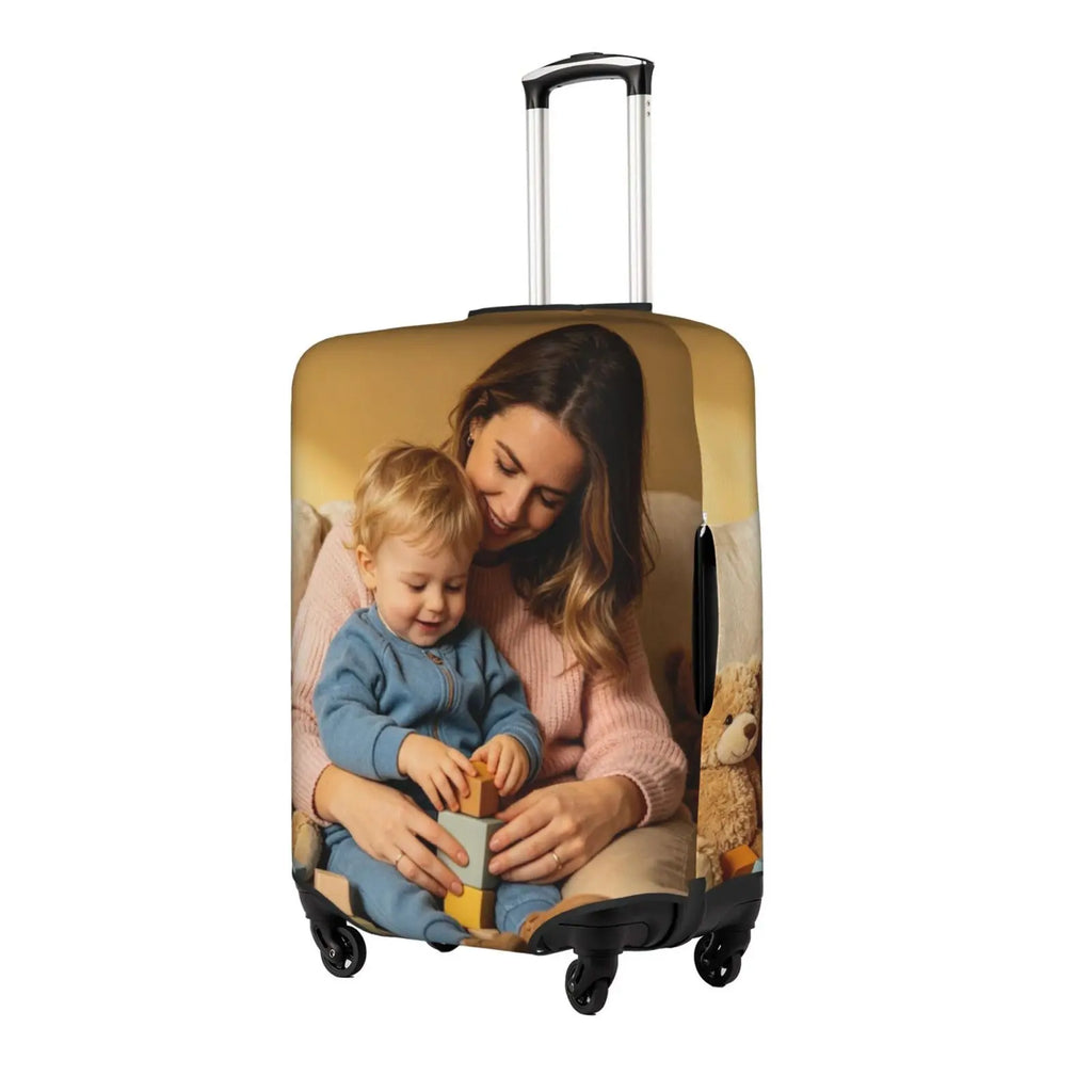 Custom Customize Logo Luggage Cover Elastic Your Design Here Travel Suitcase Protective Covers Suit For 18-32 inch