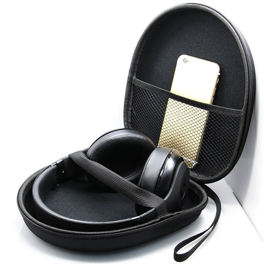 Shockproof Headphone Storage Bag Headset Pouch Headphone Container Travel Supplies for Outdoor Activity Headphone Carrying