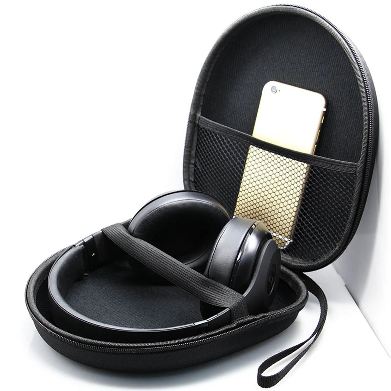 Shockproof Headphone Storage Bag Headset Pouch Headphone Container Travel Supplies for Outdoor Activity Headphone Carrying
