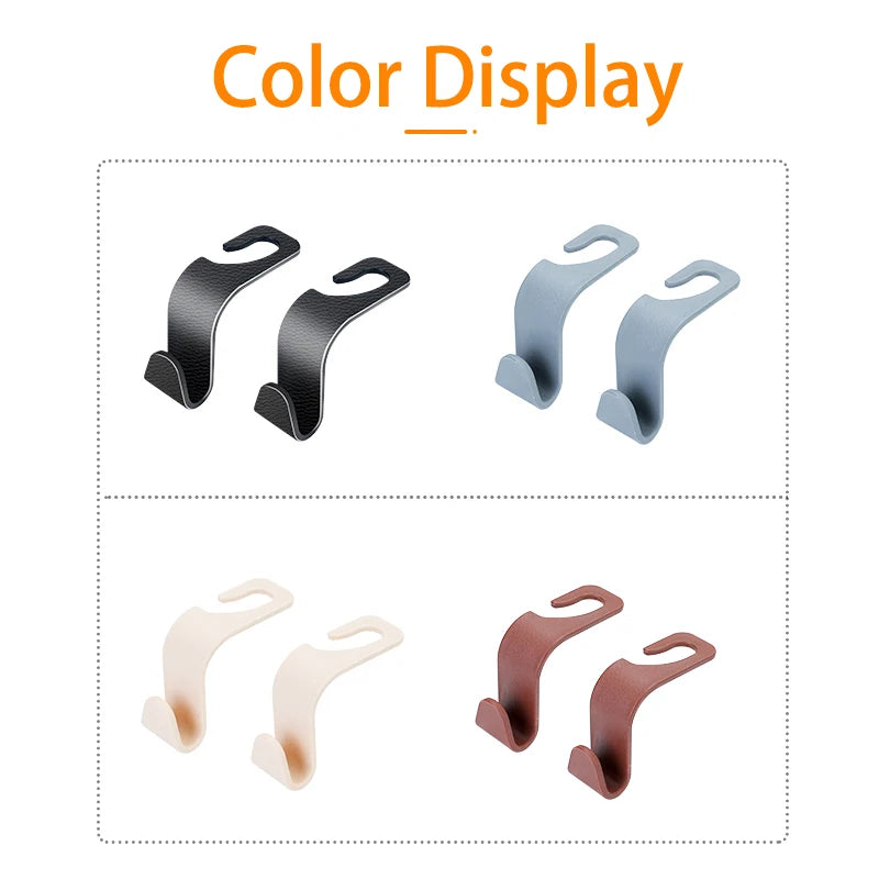Car hidden Seat Back Multi-function Car Hook Headrest Seat Back Car Small Hook For Bag Water Cups Car Seat Hook