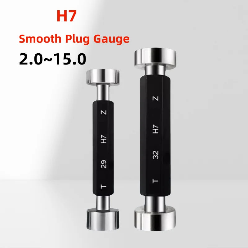 1PCS Φ2-15mm Smooth Plug Gauge Smooth Gauge GO and NOGO Inner Diameter Gauge Aperture Gauge Inner HoleGauge High Precision H7