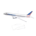 JASON TUTU 16cm  American Boeing 777 Aircraft Model Planel Airplane Diecast Metal 1/400 Scale Planes
