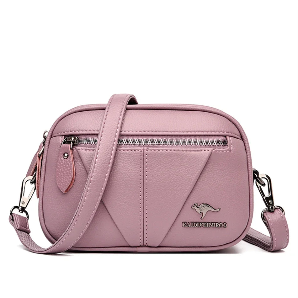 3 Layers Luxury Designer Handbags Purses Women Bag Super Quality Leather Small Shoulder Messenger Corssbody Tote Sac for Female