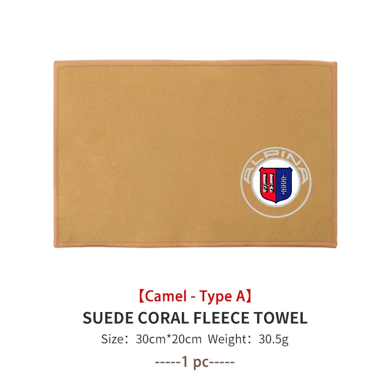 Car Wash Towel Microfiber Cleaning Absorbent Drying Cloth For Alpina D3 D4 D5 B7 B8 B3 B4 B5 XD3 XD4 XB7 B12 BMW F16 E30 E34 E36