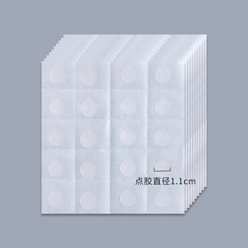 1000 Dot Double Sided Adhesive Poster Clear Glue Point Balloon Tape Round No Traces Adhesive Sticker  for Wedding Birthday Party