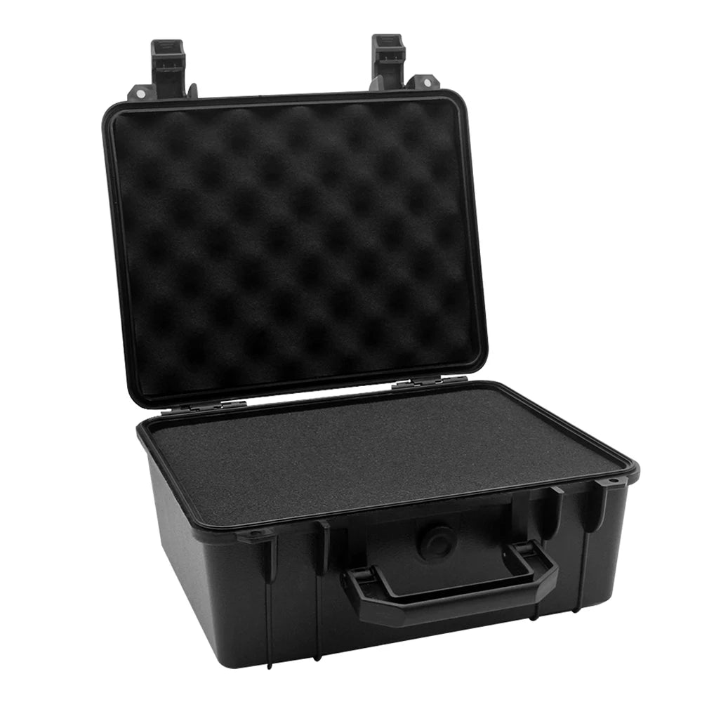 Waterproof Hard Toolbox Safety Protector Box Portable Organizer Hardware Storage Pistol Case With Pre-cut Sponge Storage Box