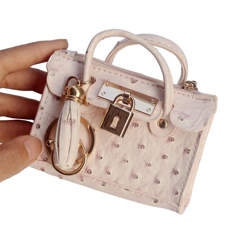 Multifunction Leather Key Bag Wallet Clutch Zipper Coin Purse Wallet Bluetooth Earphone Bag Credit Card Case Mini Storage Pouch