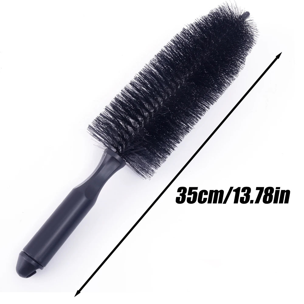 Car Wheel Tire Wash Cleaning Brush Rim Scrubber Cleaner Duster Handle Tyre Cleaning Detailing Brushes Cars Cleaning Tools