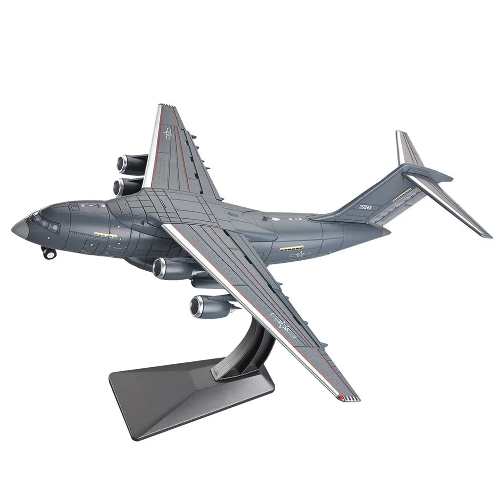1:100 Scale Transport Aircraft Model TU-160 Detailed Design Bomber Model Y-20 Attack Aircraft Building Blocks Set Boys Gifts