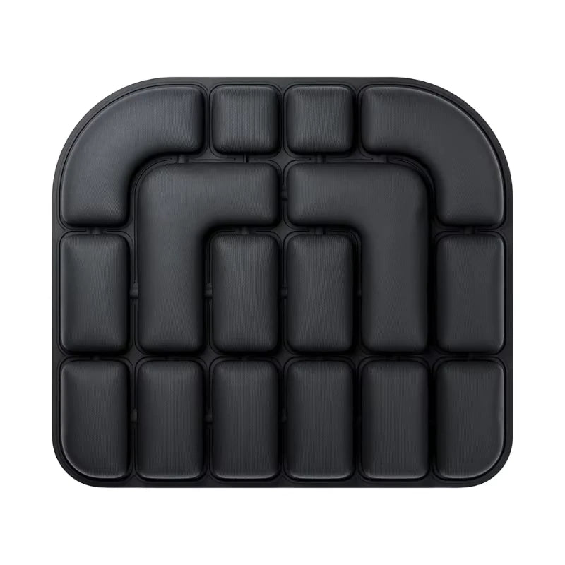 Adjustable Inflatable 3D Pressure Relief Air Cushion Ergonomic Seat Pad For Office Car Wheelchair Long Time Sitting Hip Support