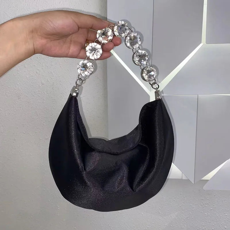 Shoulder Bag Rhinestone Handmade Purse And Handbag Evening Clutch Bag Purse