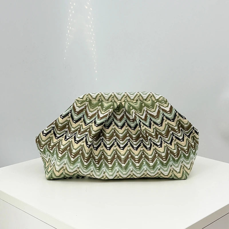 European American Retro Women Handbag Bohemian Ethnic Style Clutch Bag Fashion Elegant Exquisite Evening Bag Wedding Party Bag