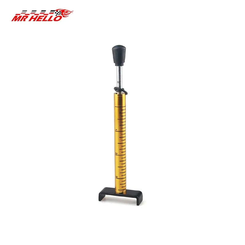 10 Lb Belt Car Belt Tension Tool Belt Gauge Tool Adjustable with L Shaped Pad, Motorcycle Belt Tension Tool Metal