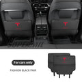 Car Seat Back Protection Anti-Kick Pad Rear Seat Storage Bag For Tesla Cybertruck Beast Roadster Model 3 Model Y Model S Model X