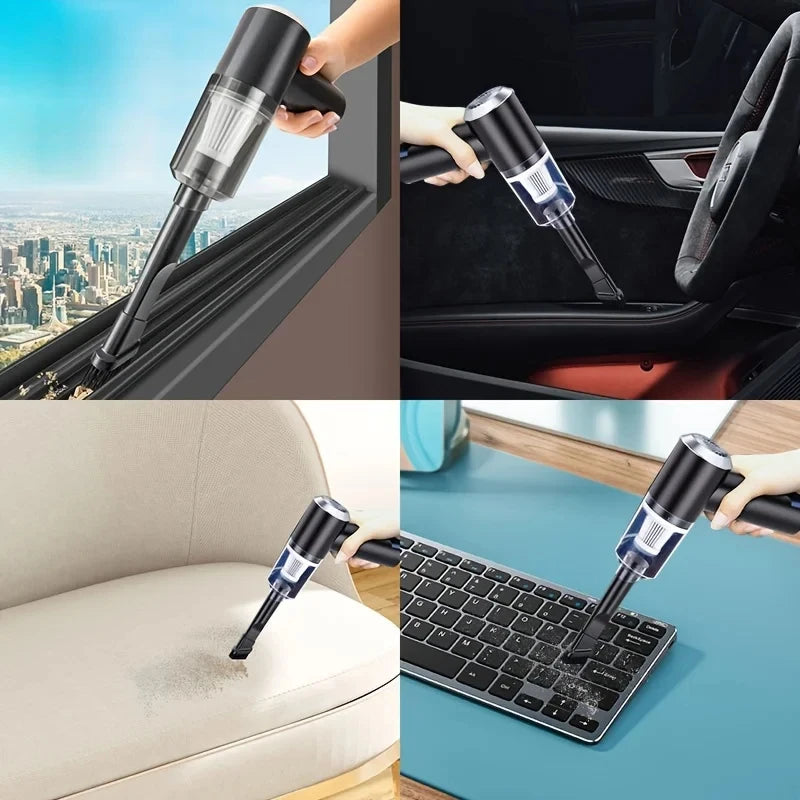Powerful Suction Mini Wireless Vacuum Cleaner Multifunctional Rechargeable Vacuum Cleaner, Used For Computer, Home And Car Clean