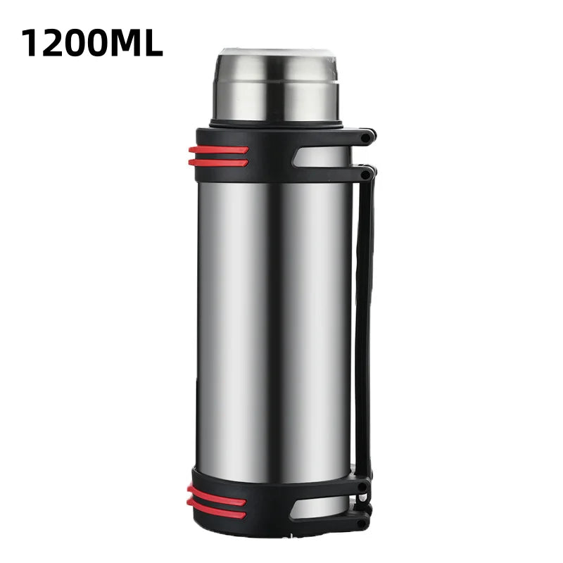Large-Capacity Stainless Steel 316 Insulated Cup, Portable Travel Water Bottle, Car Tea Infuser, Shoulder-Type Insulated Cup