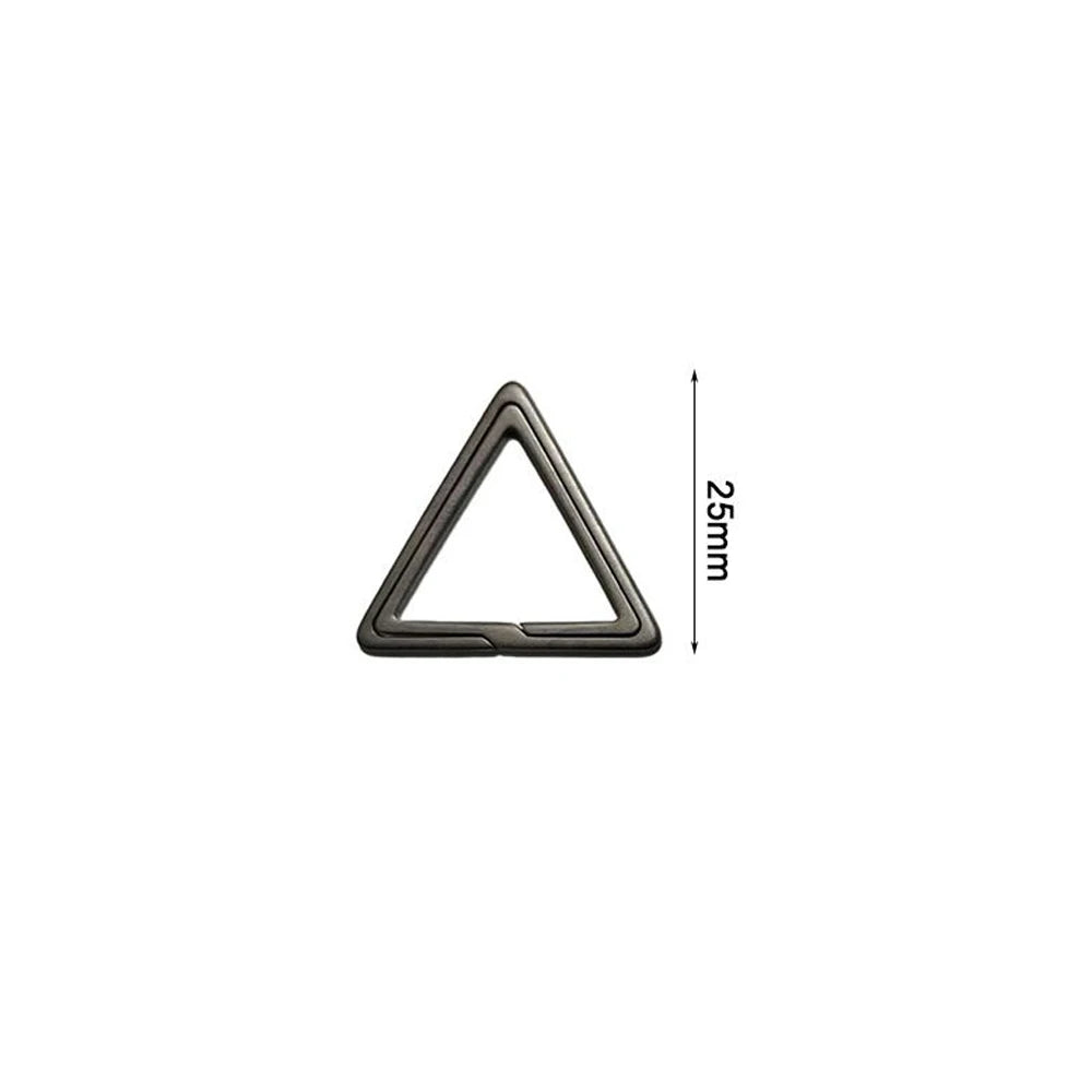 Titanium Key Ring Super Lightweight Titanium Keychain Toasted Blue TC4 for Key Rings Holder Quickdraw Tool Creative Keyring