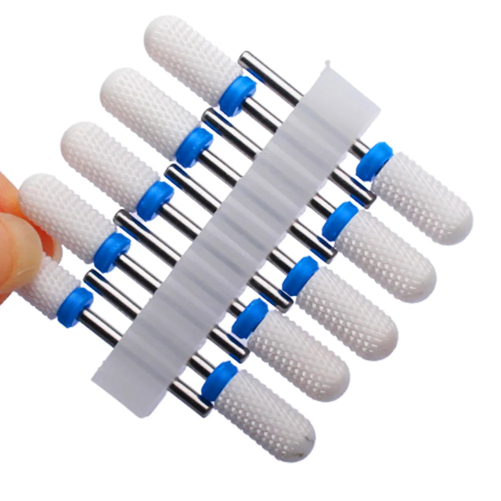 10pc Carbide Manicure Drills Nail Drill Bits Set Milling Cutters Kits Gel Polish Remover Files Electric Burr Tools Accesstries