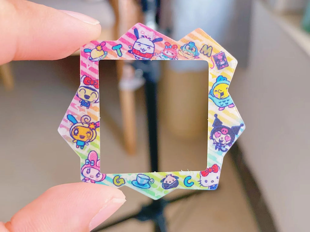 IN STOCK Cannot Be Past Dynamic Lenticular Tamagotchi Paradise Cartoon Characters Diy Handmade Panel Paper And Backboard Paper