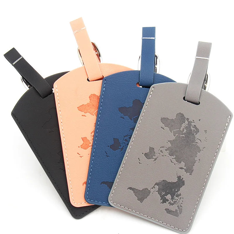 Retro Passport Covers Luggage Tag Pu Leather Passport Case Luggage Tags Travel Passport Organizer ID Card Holder